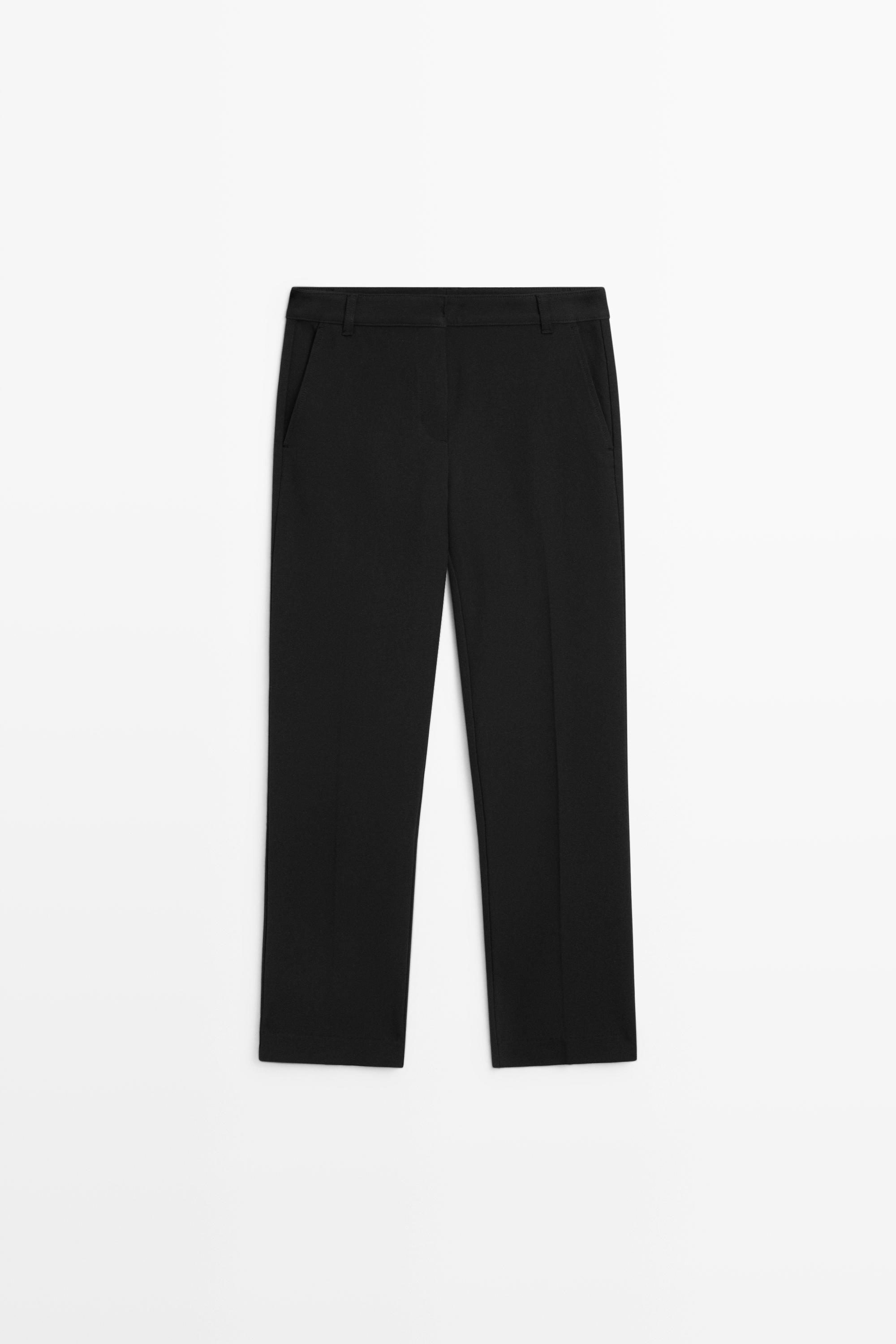Stretch technical pants Black