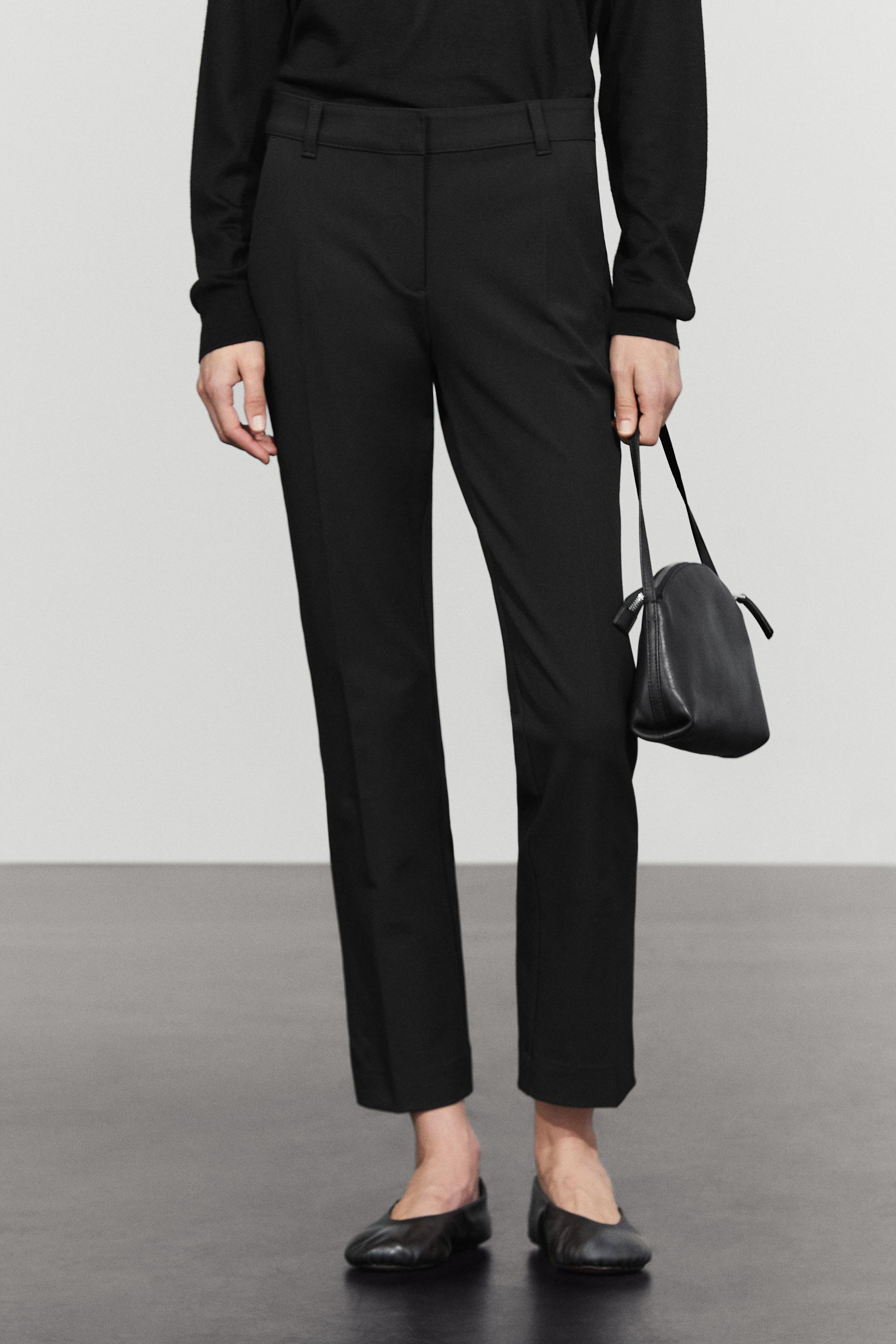 Stretch technical pants Black
