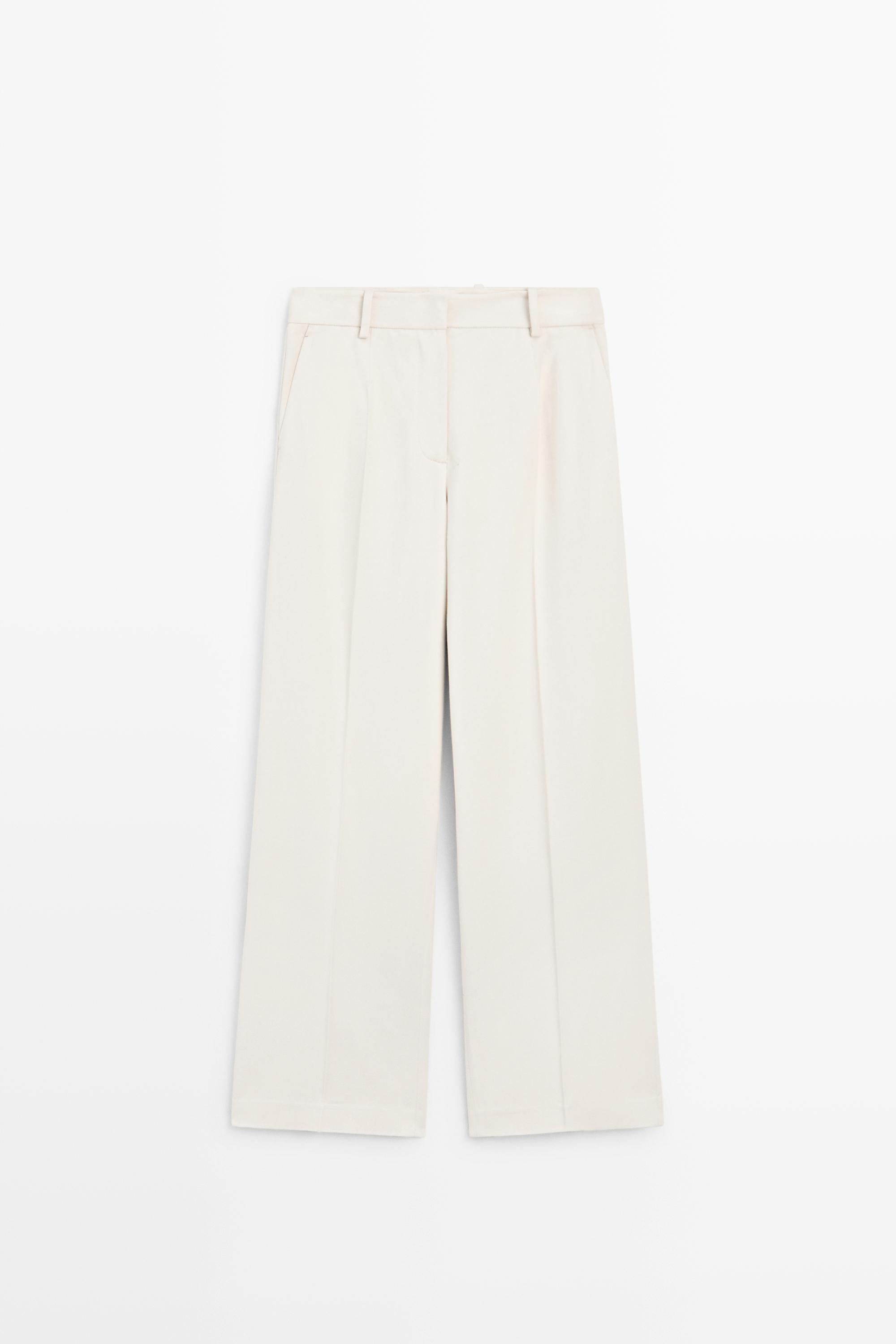 Flowing wide-leg pants Ice