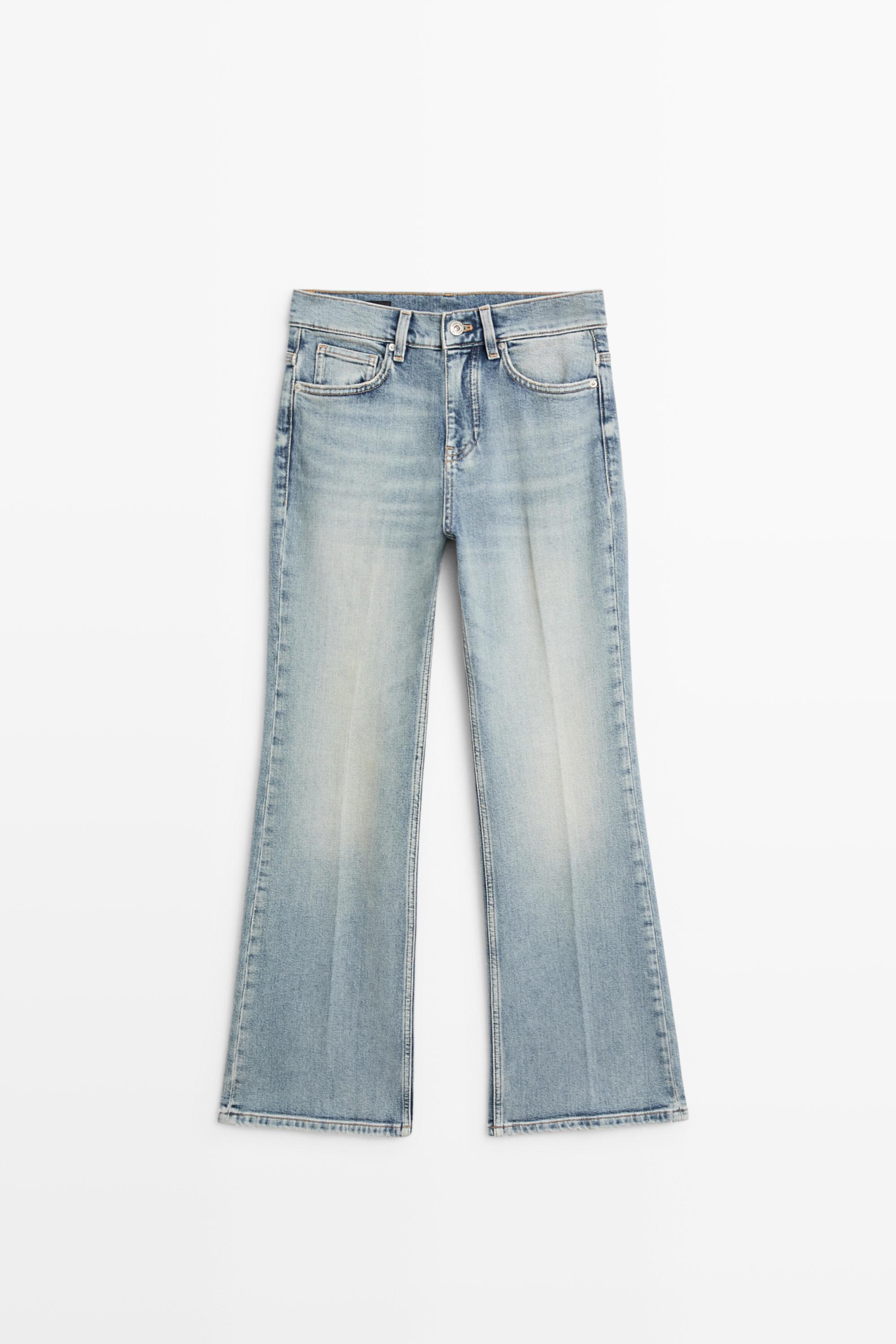 Mid-waist flare fit jeans Light Blue