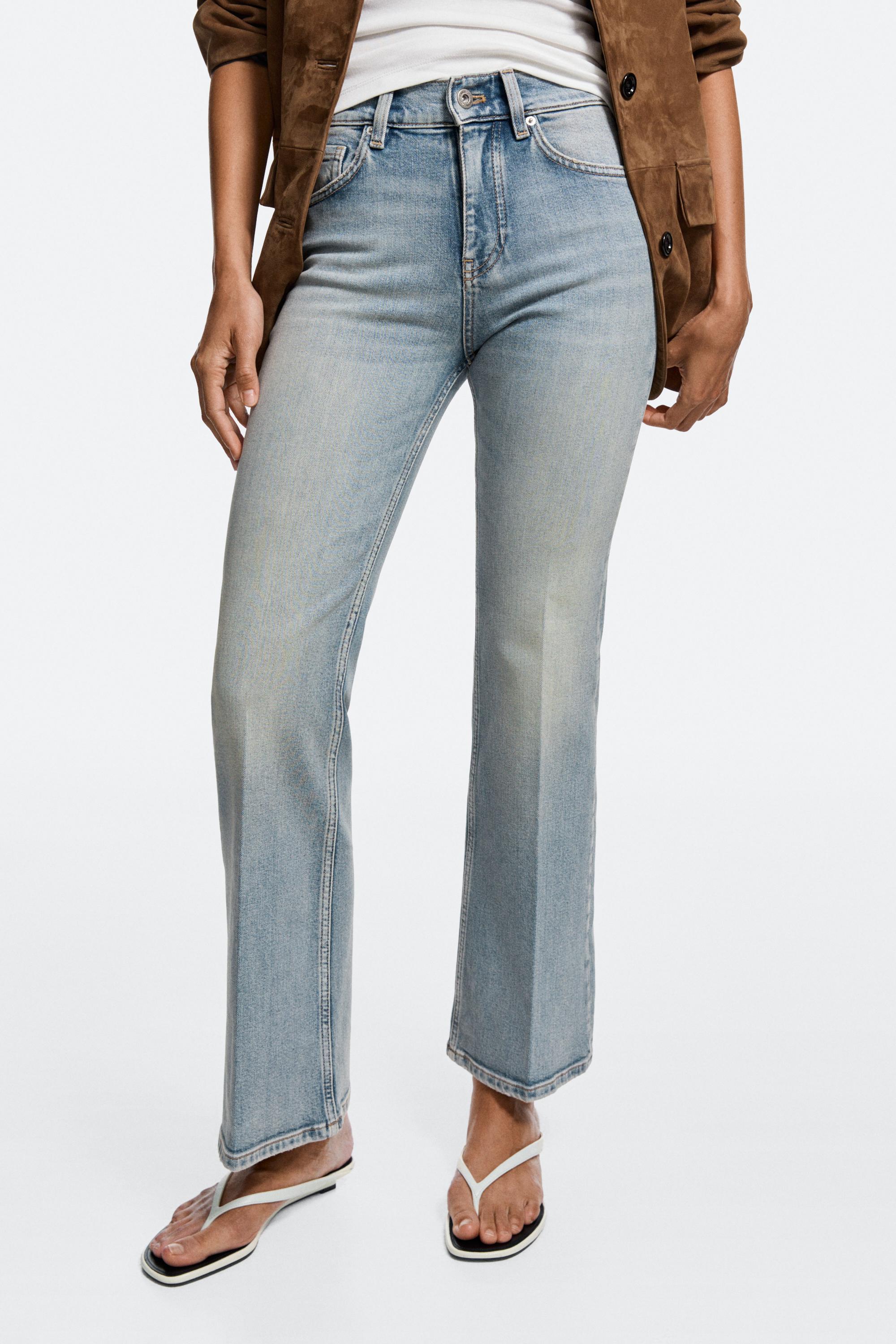 Mid-waist flare fit jeans Light Blue