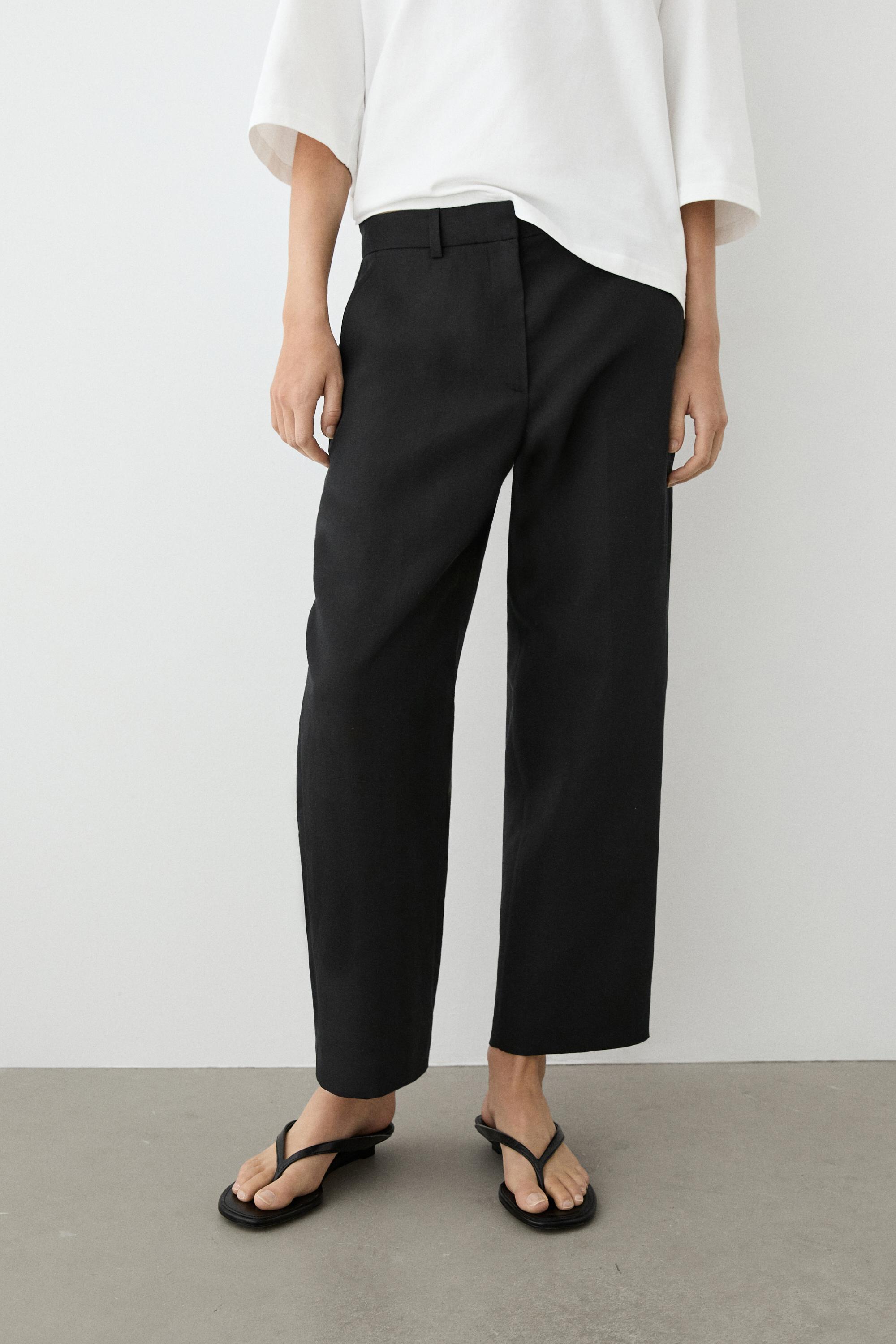 Slim fit capris Black