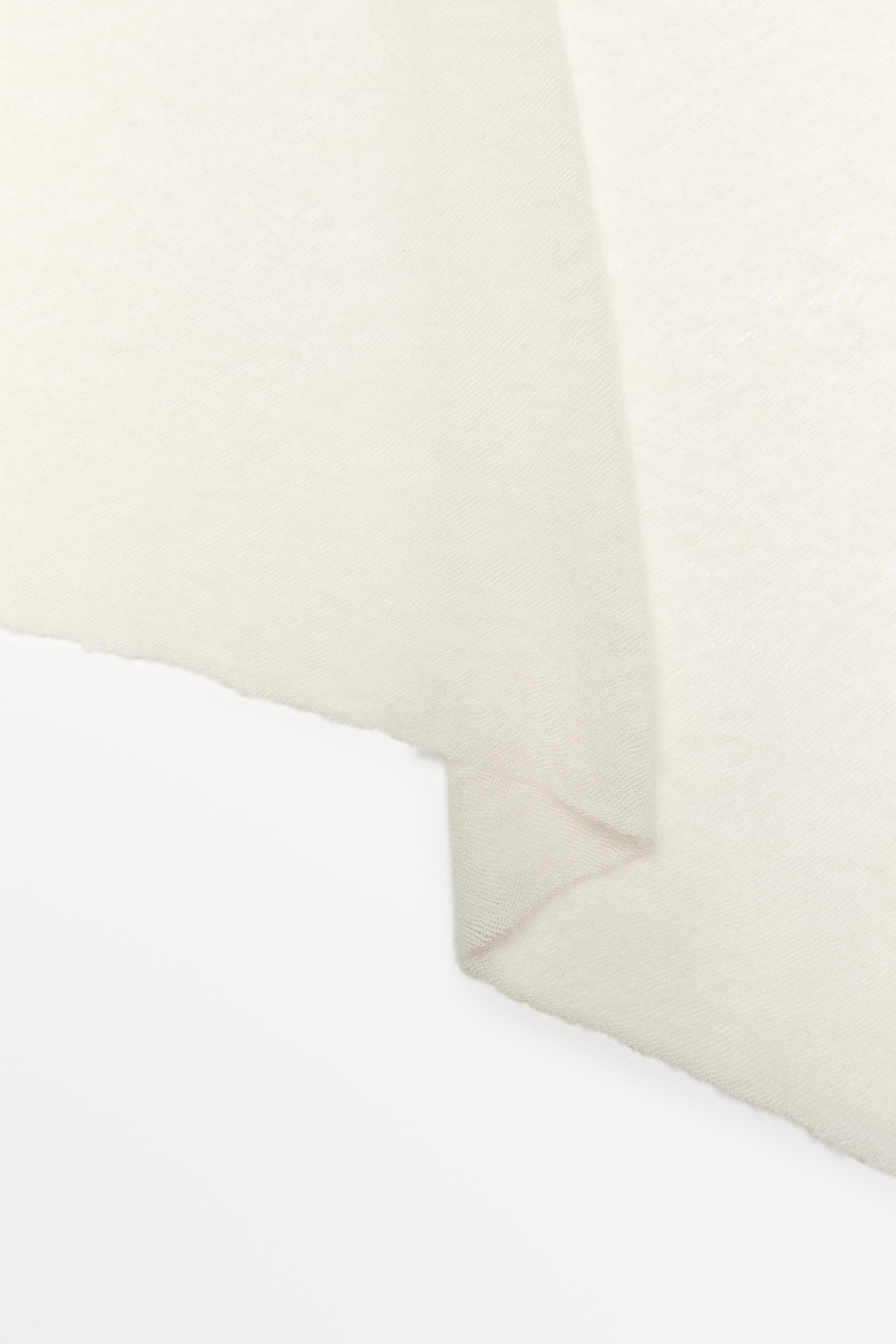 100% Cashmere scarf Cream