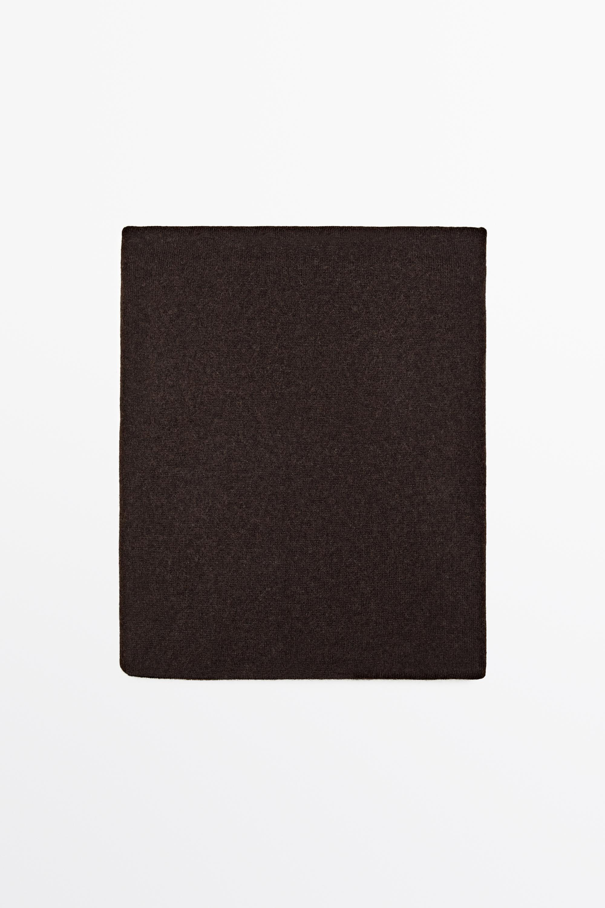100% Cashmere Scarf Brown