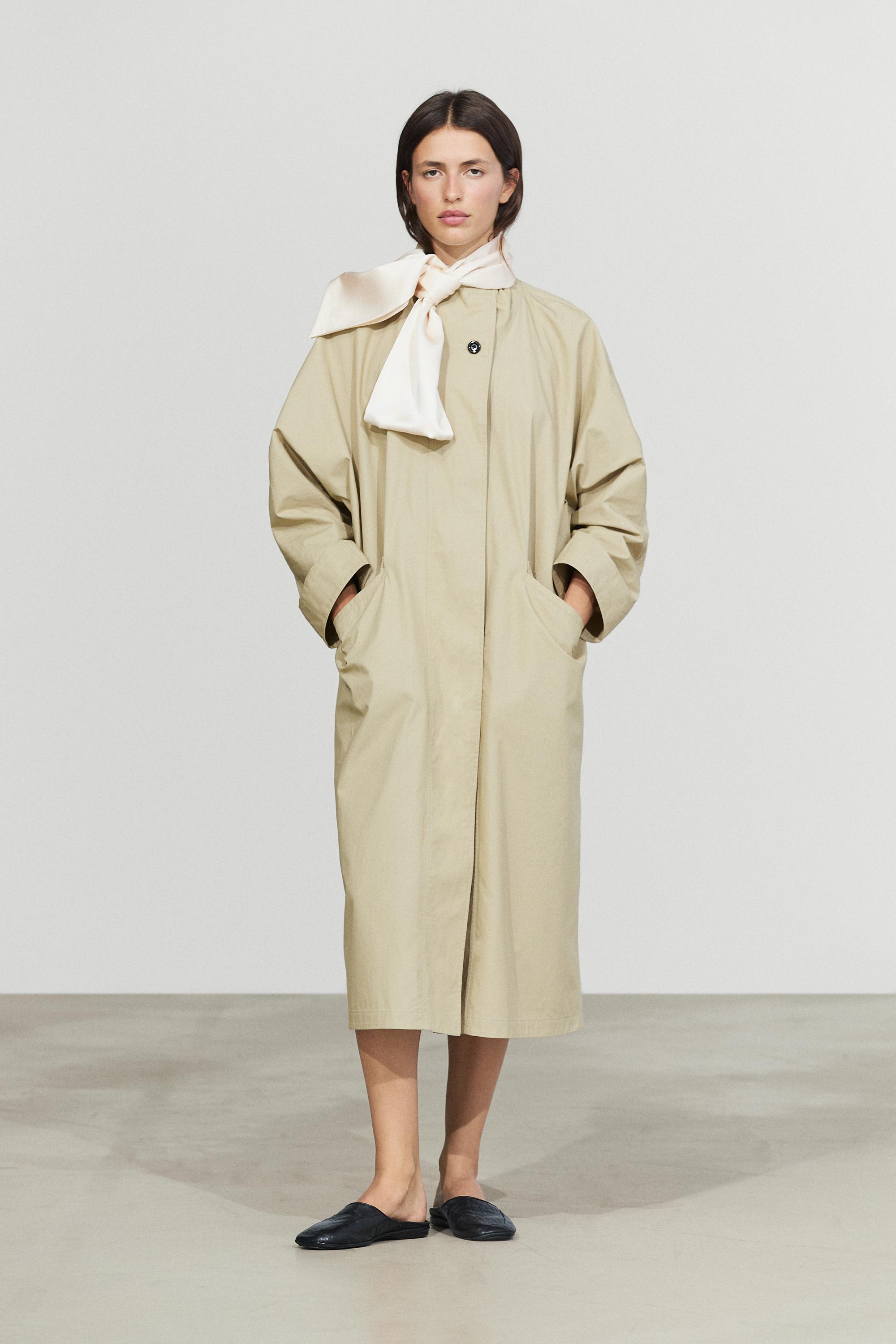 Satin scarf Cream