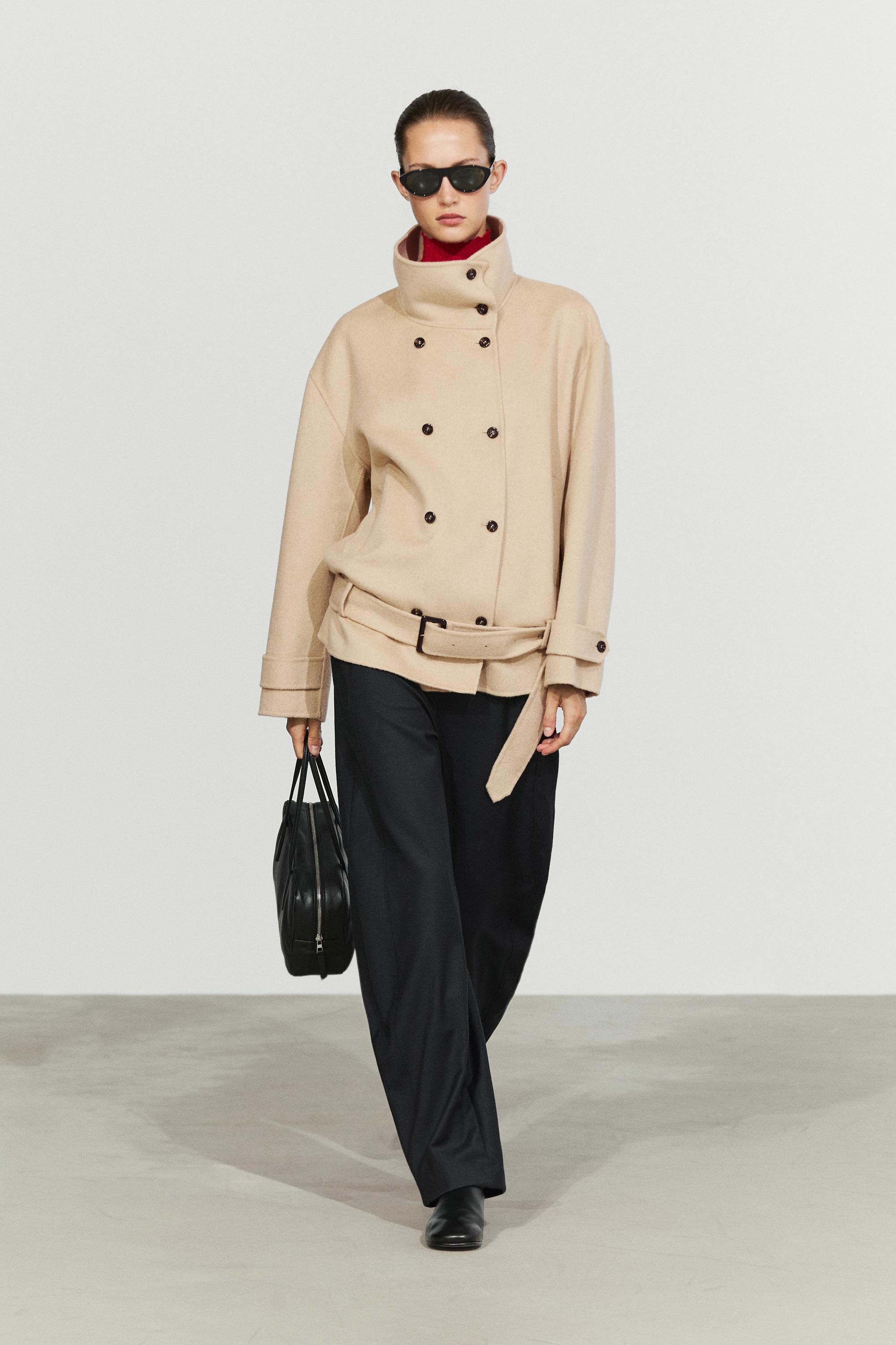 Belted trench coat Sand Brown