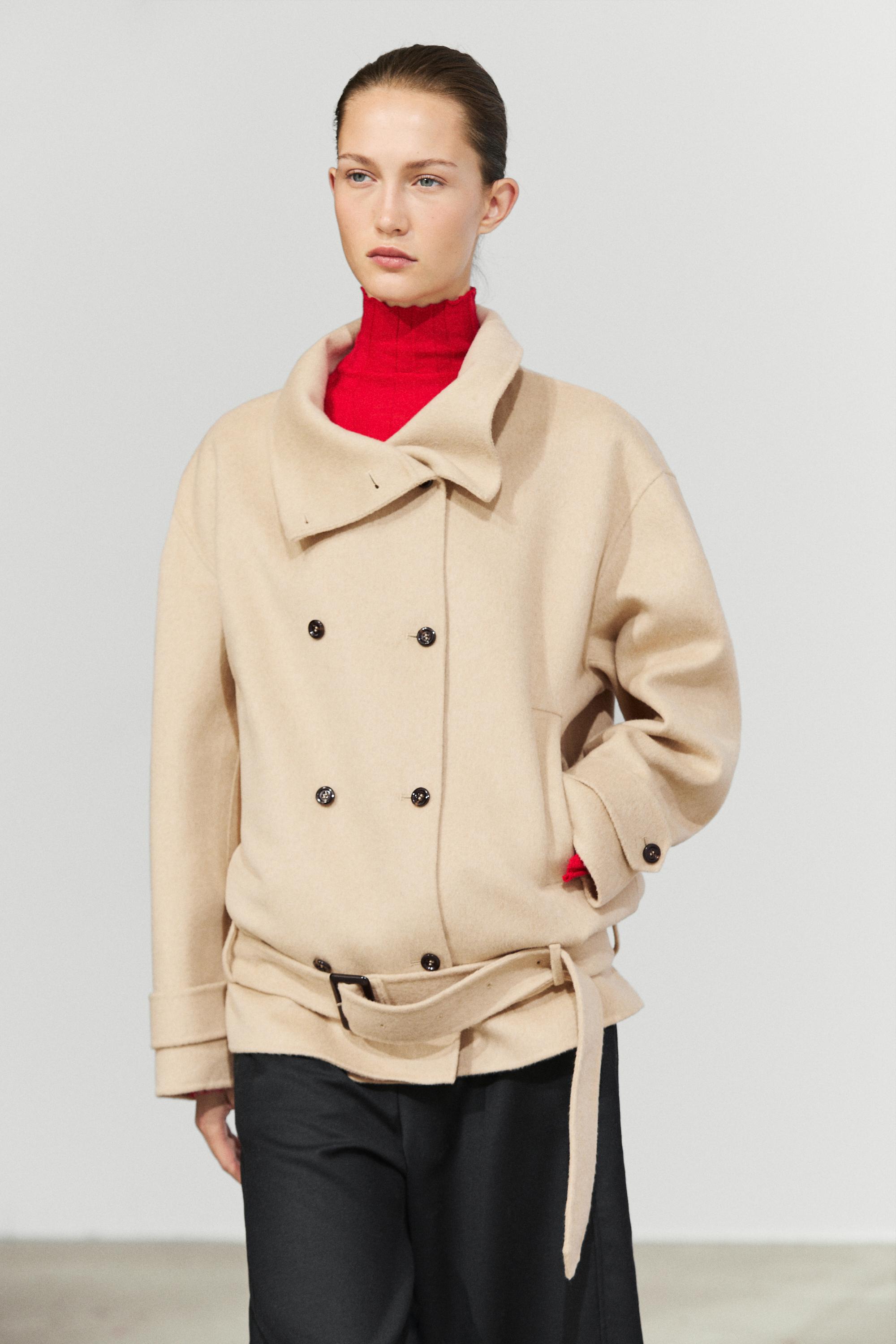 Belted trench coat Sand Brown