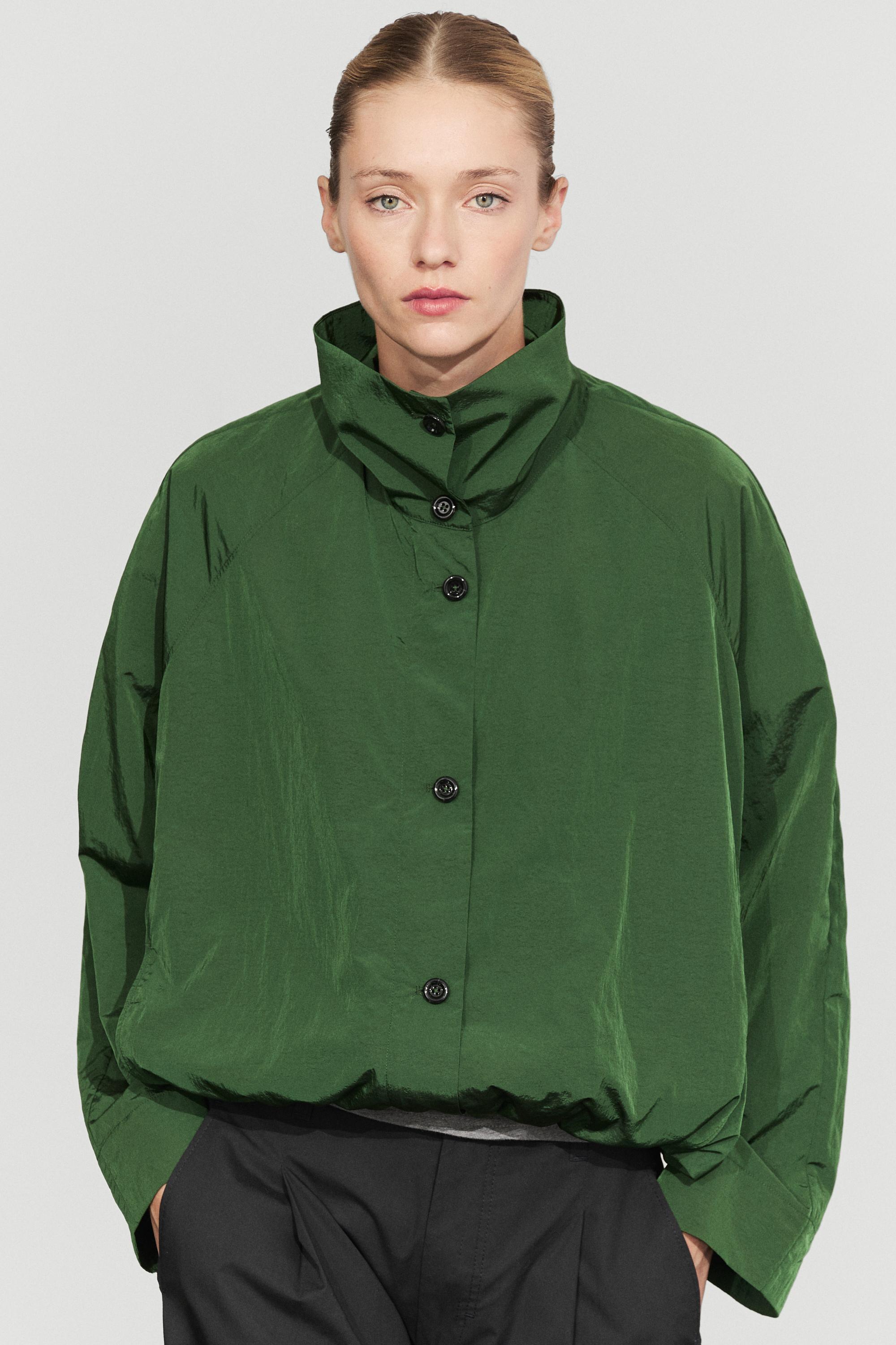 Technical bomber jacket Green