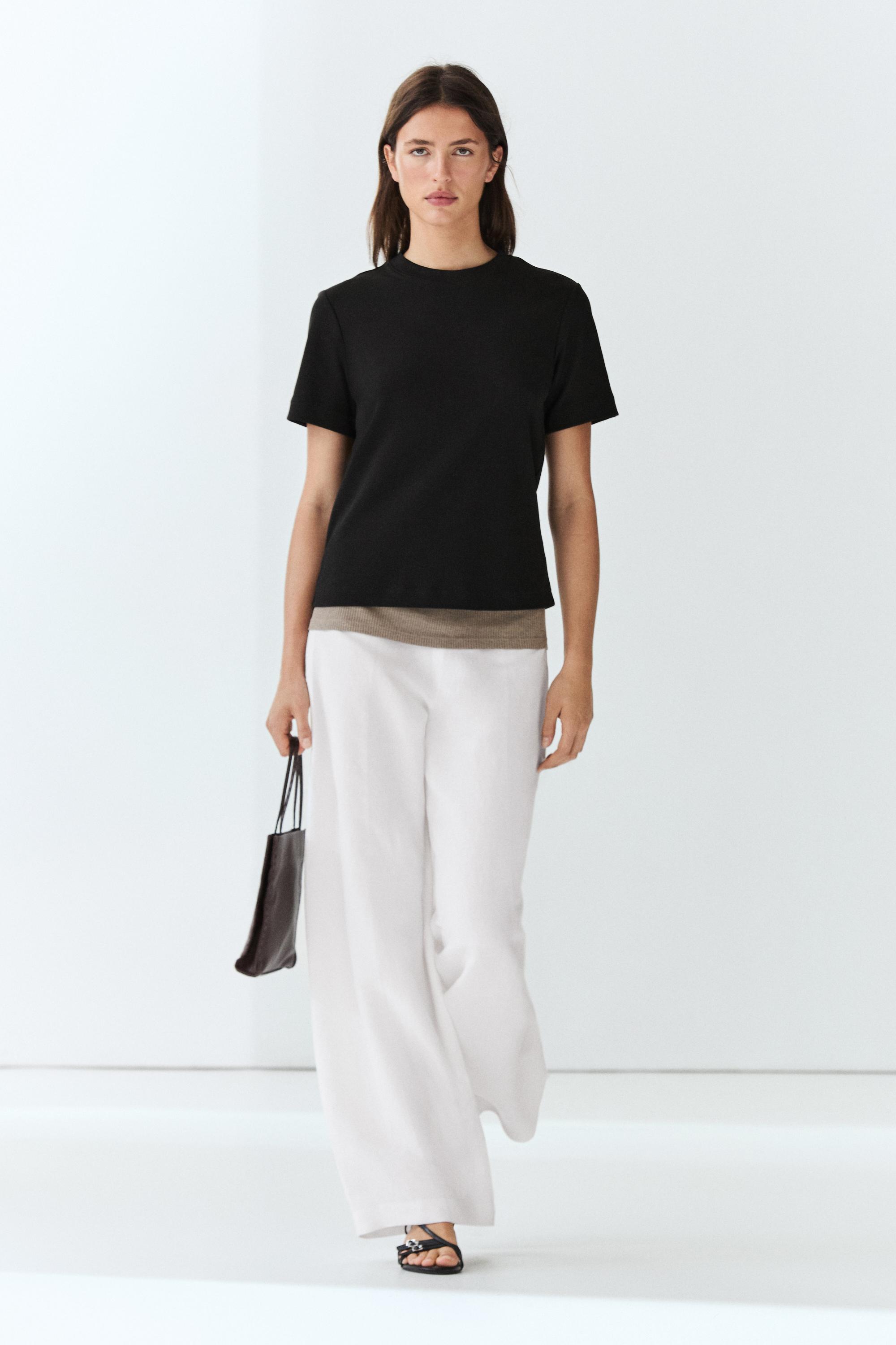 Short sleeve interlock T-shirt Black