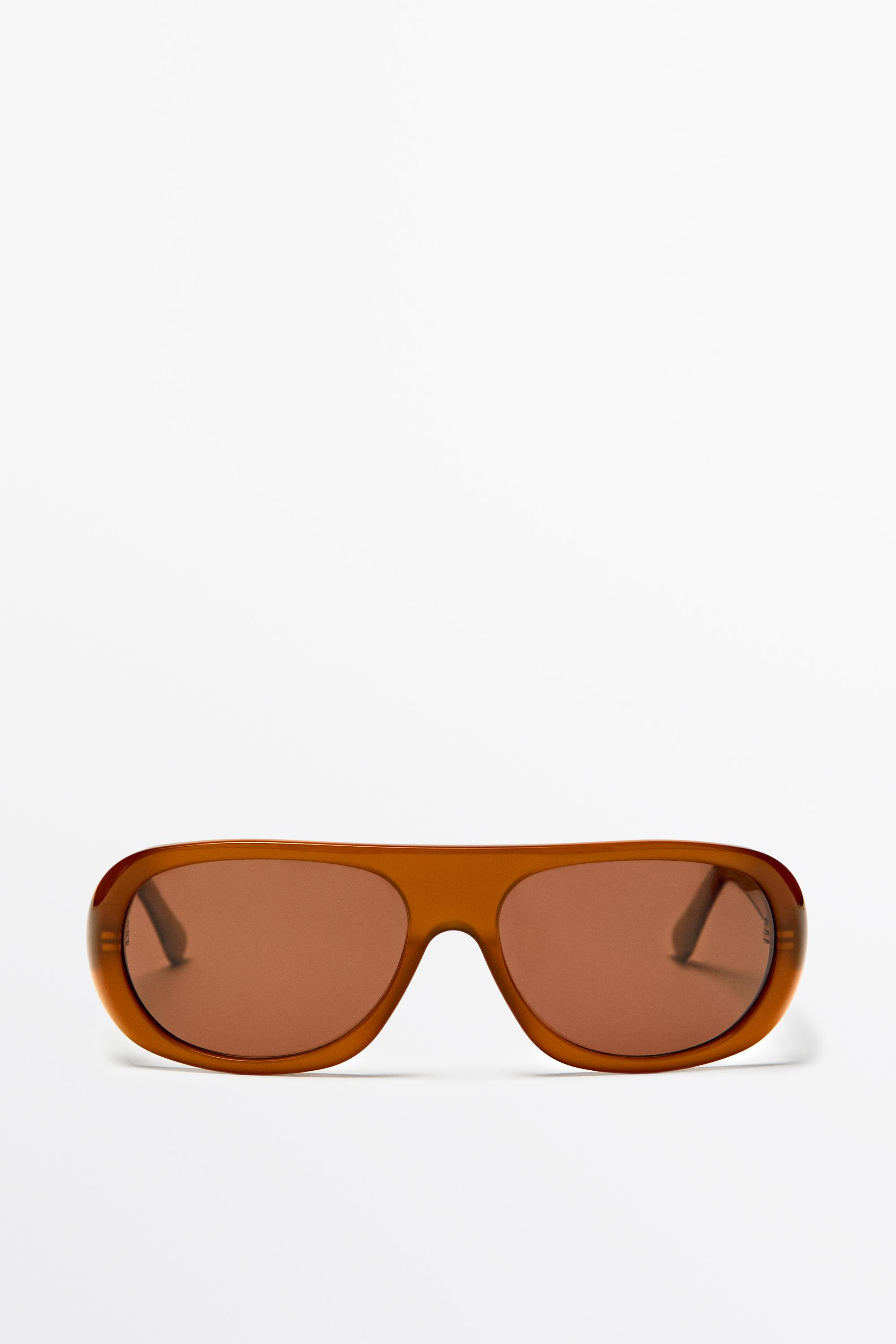 Wraparound sunglasses Caramel