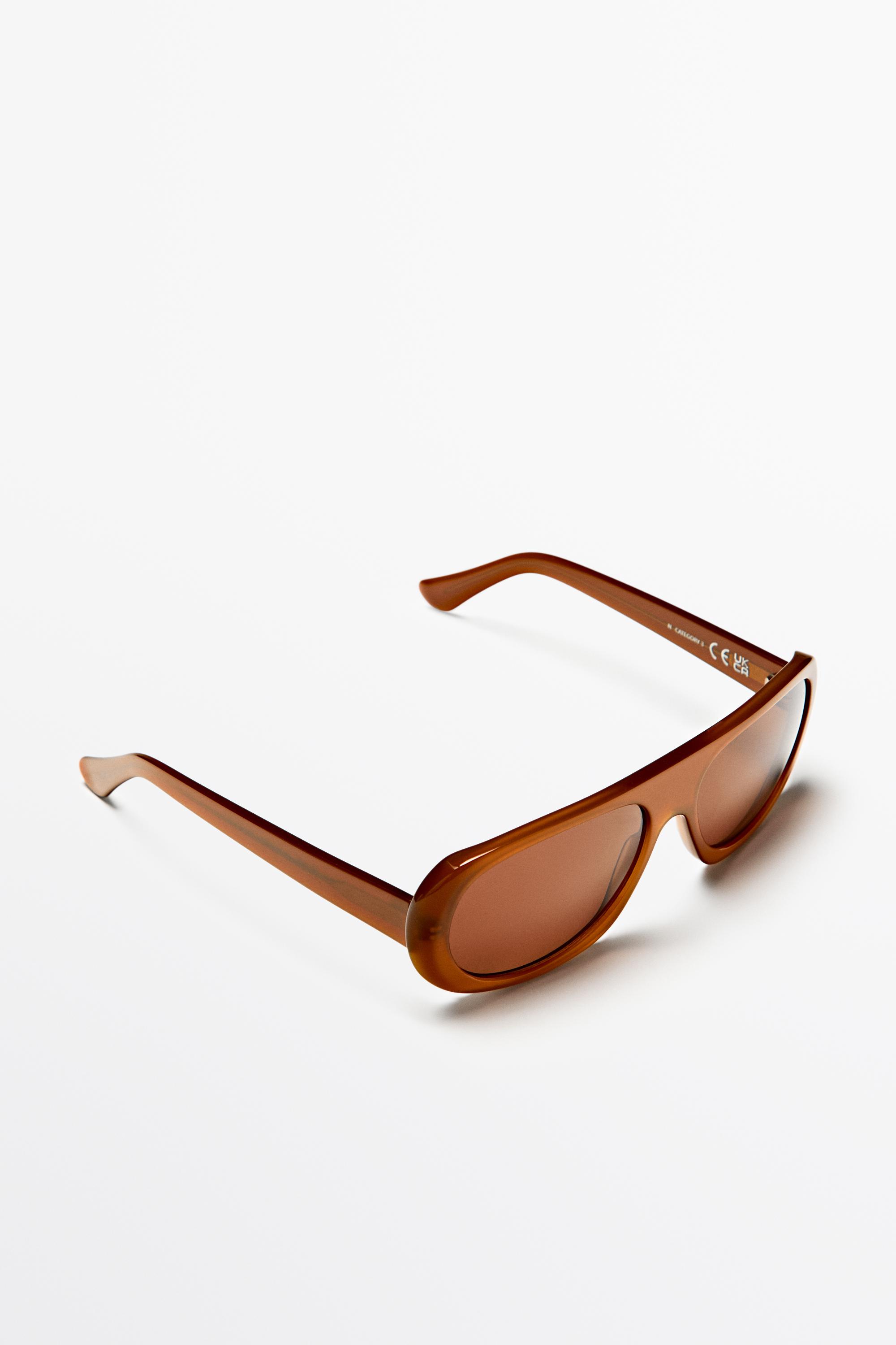 Wraparound sunglasses Caramel