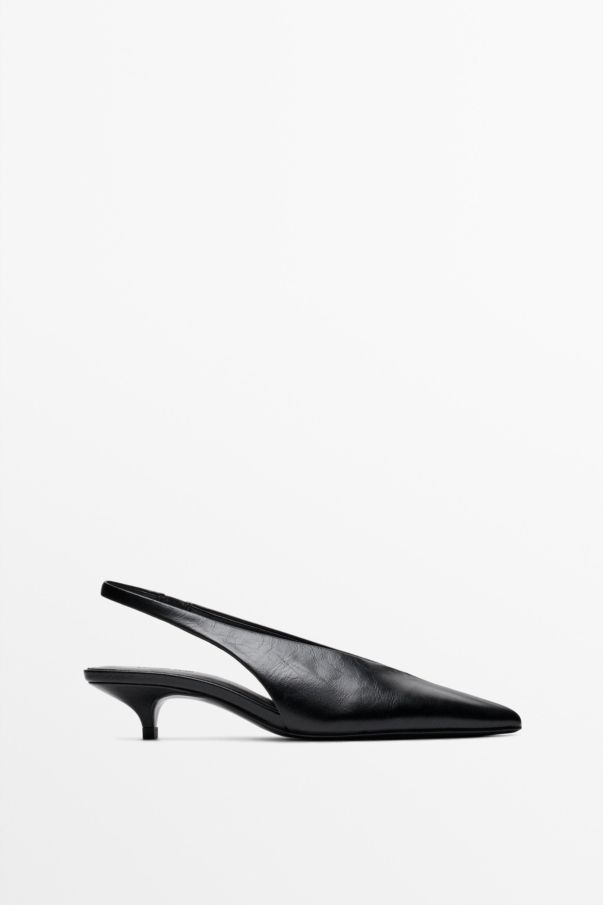 Slingback heels Black