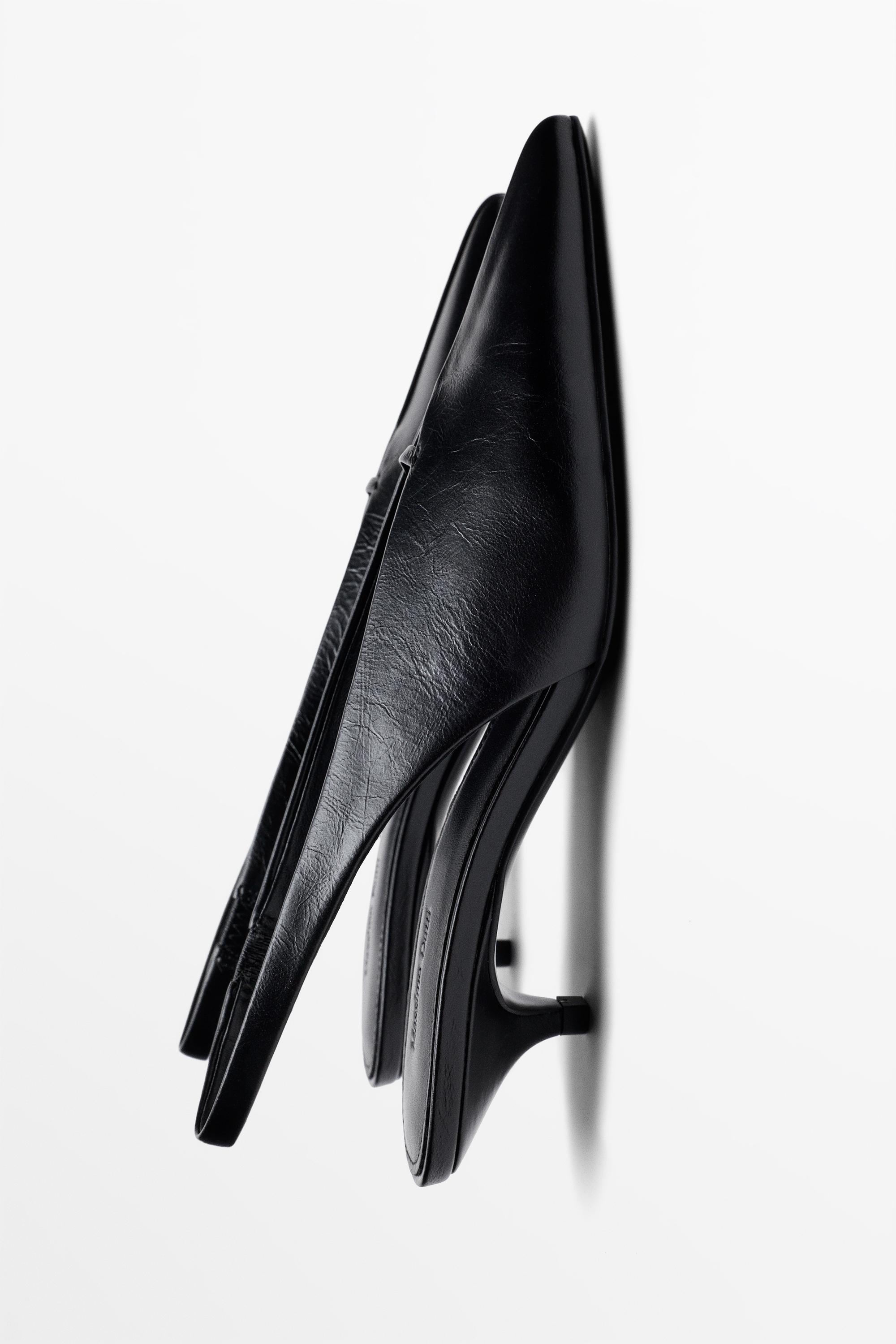 Slingback heels Black
