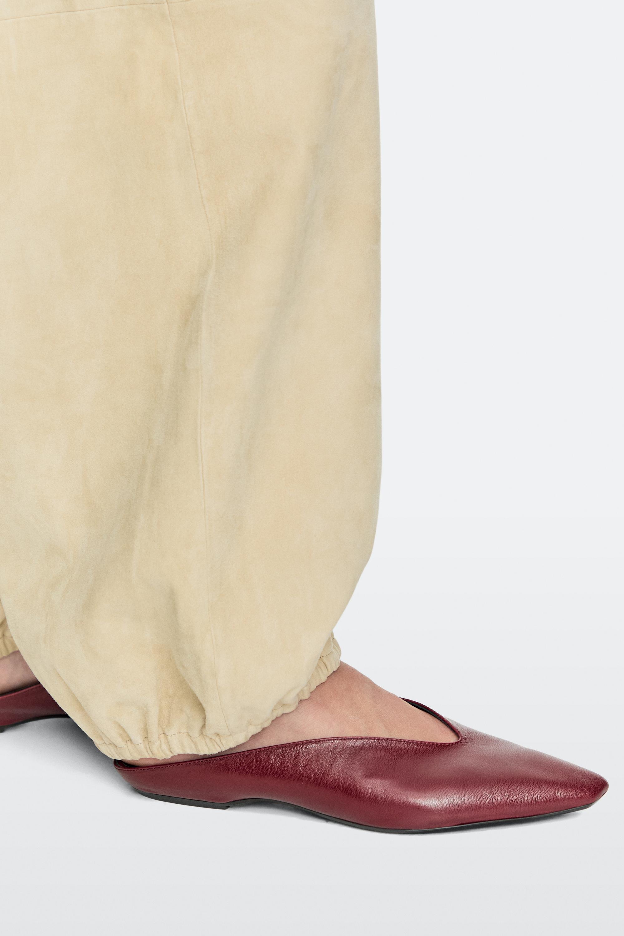 Soft leather mules Burgundy