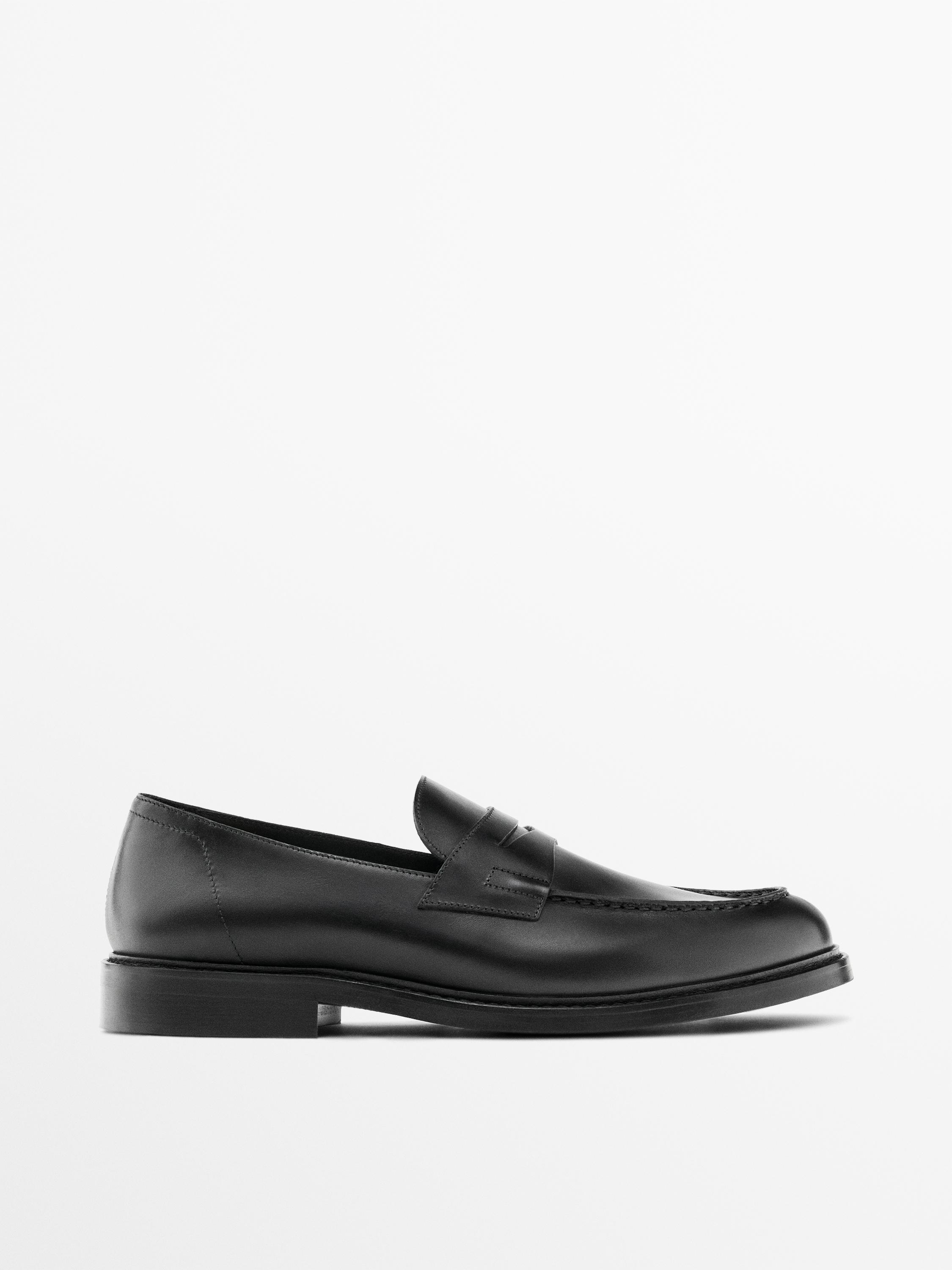Smart nappa loafers Black