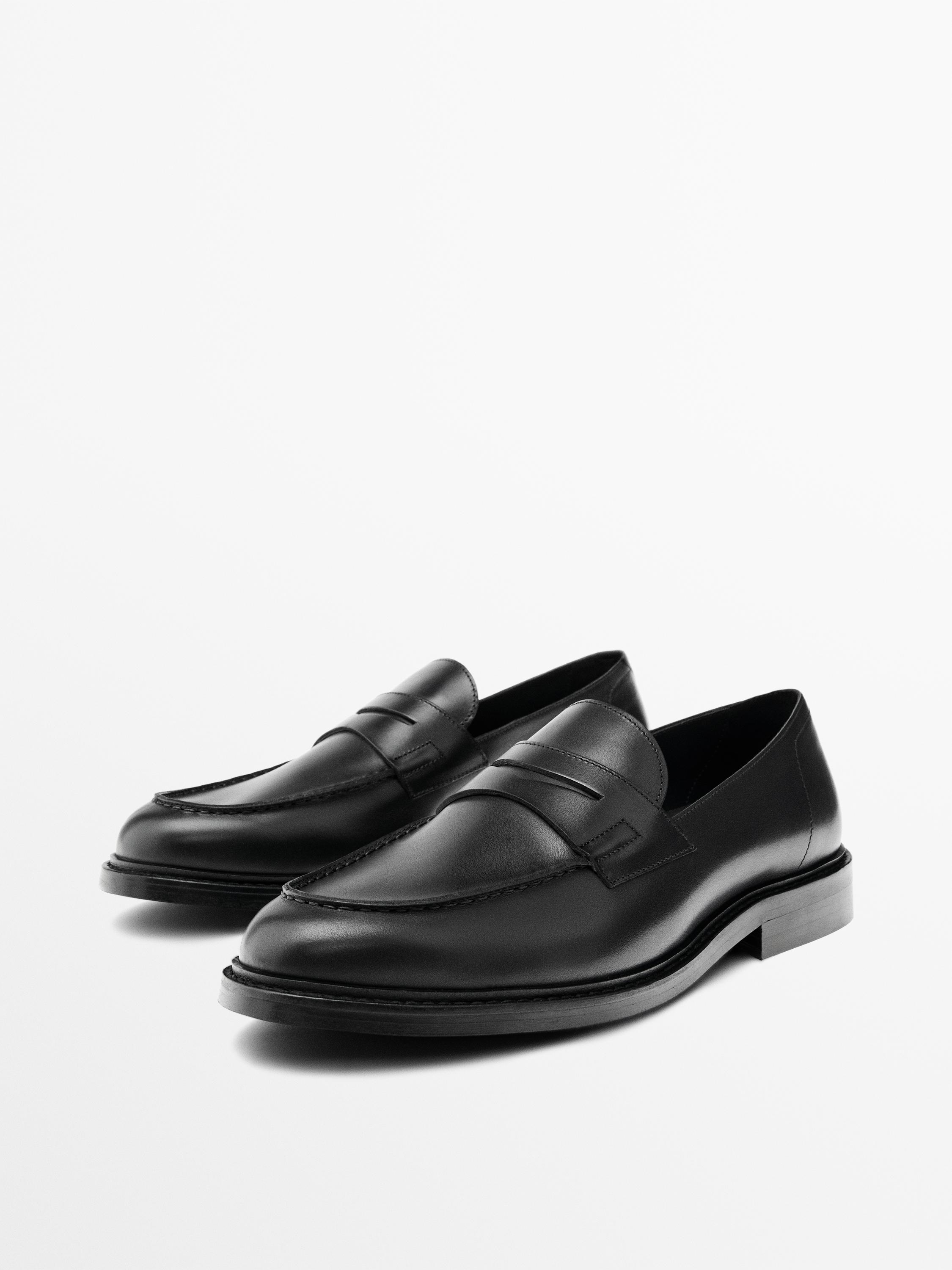 Smart nappa loafers Black