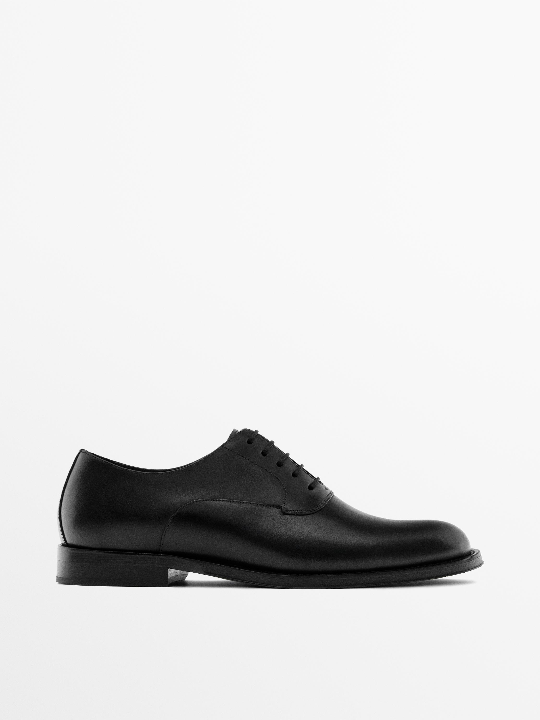 Smart leather shoes Black
