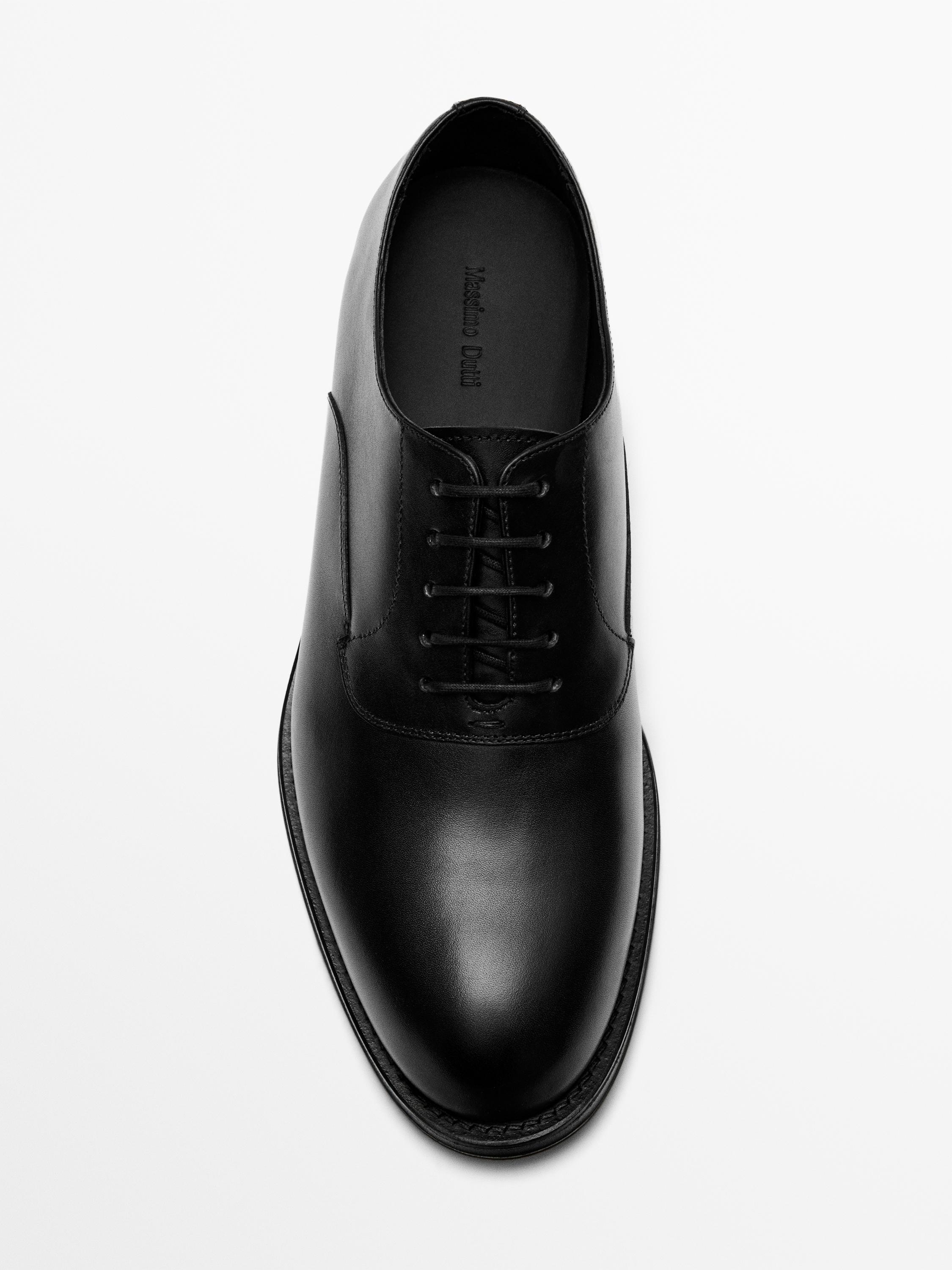 Smart leather shoes Black